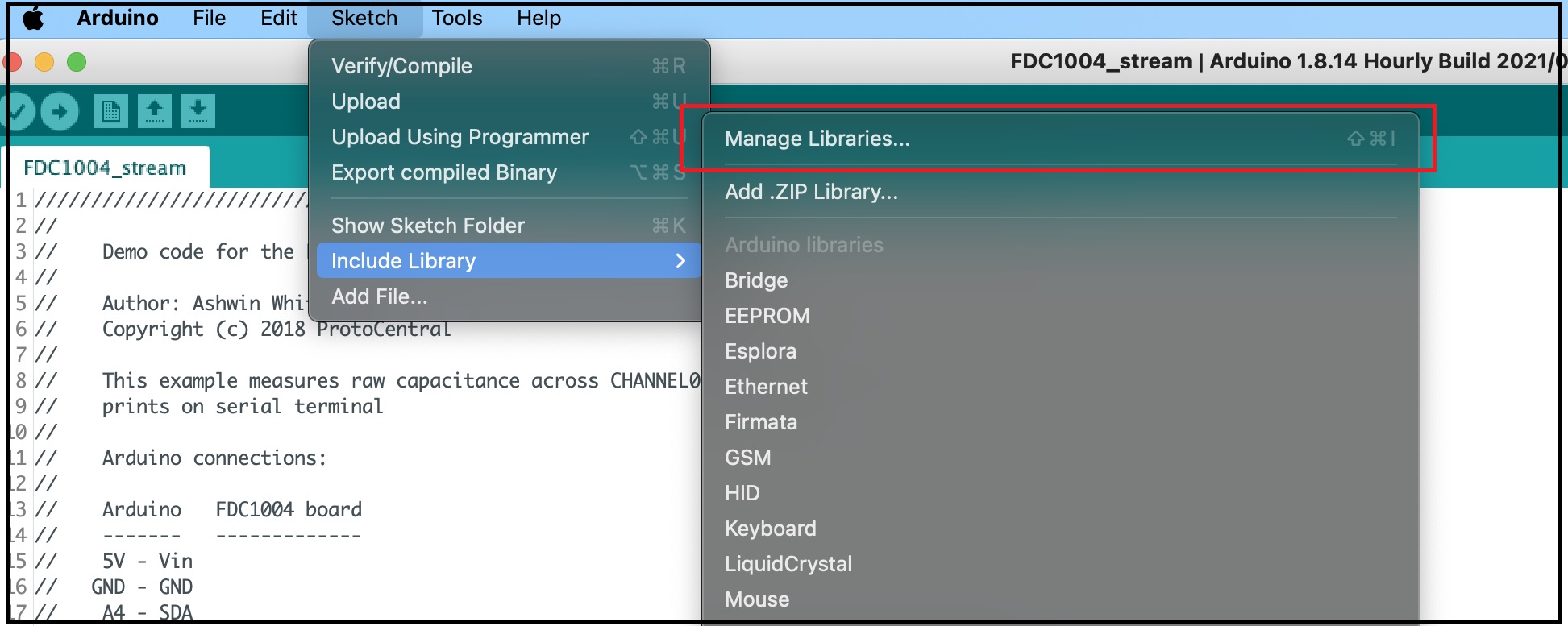 Manage libraries